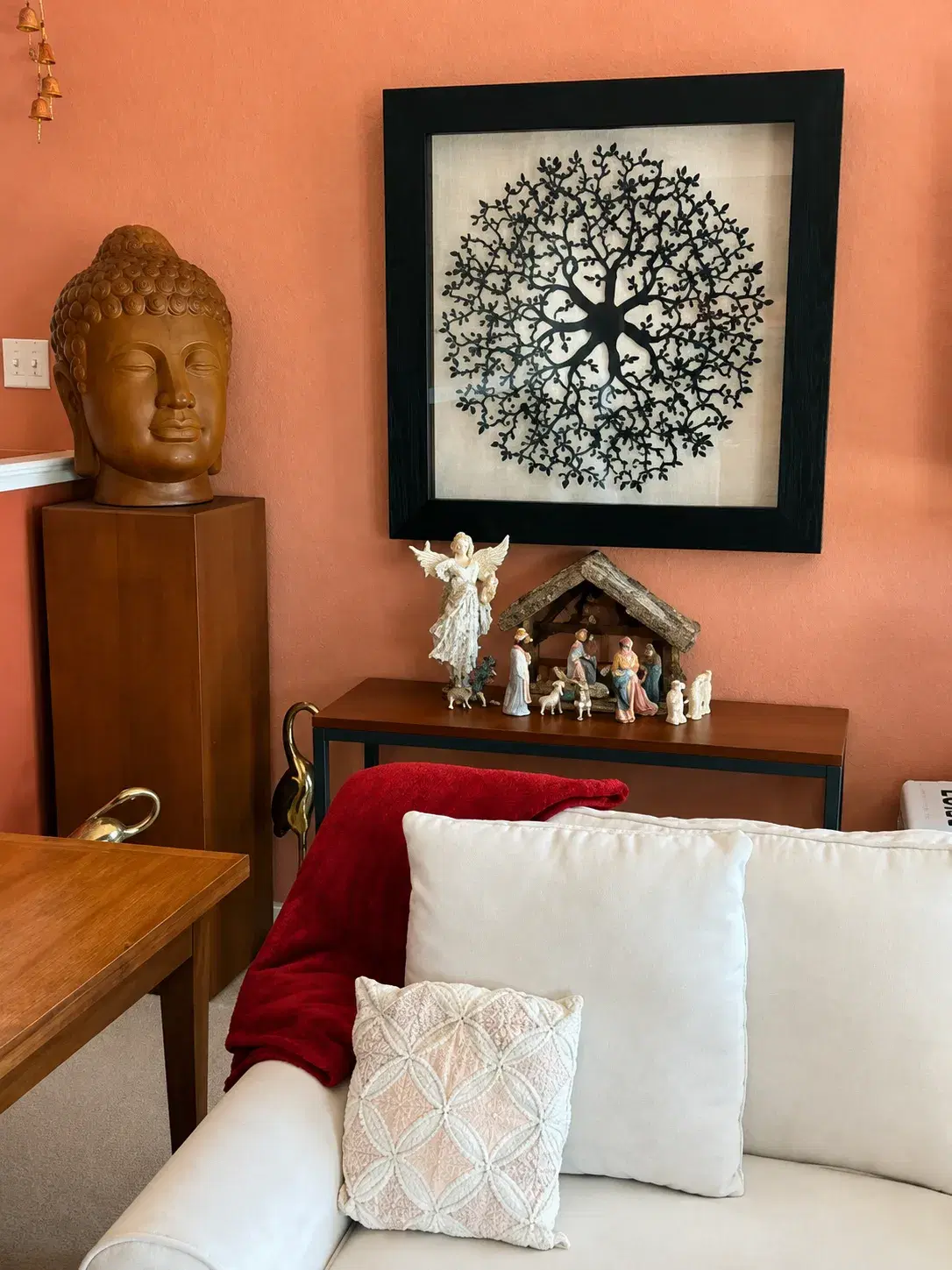 Living with Nature home altar space