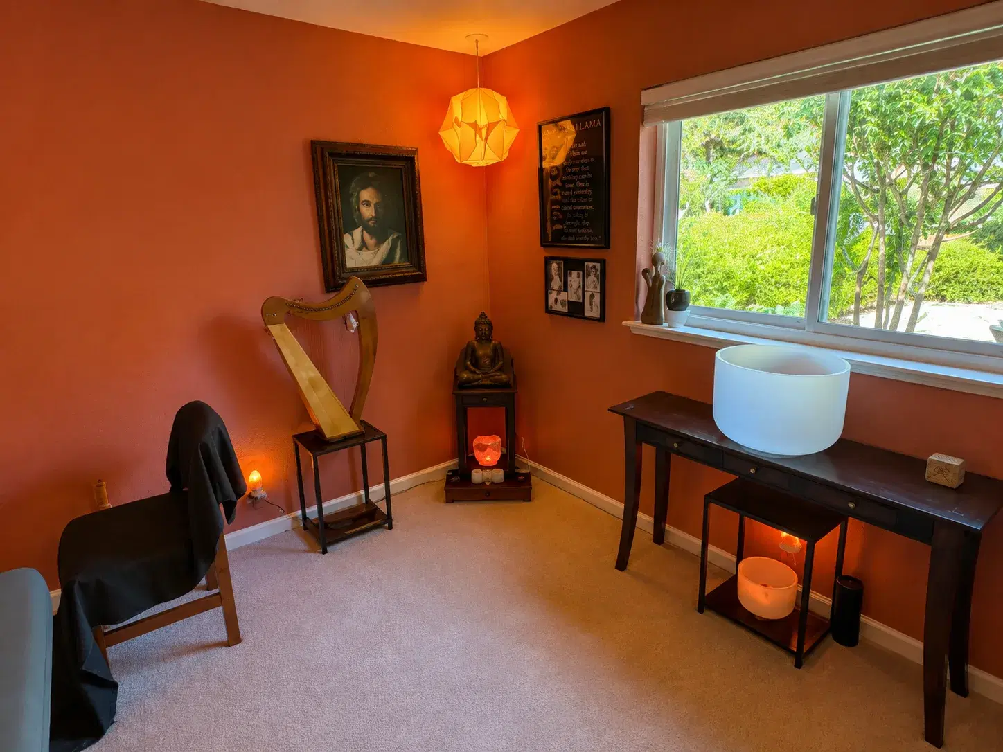 Safety, Seating & Respect home altar space