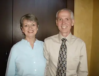 Betty Lue and Robert in Brentwood in 2008