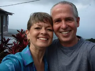 Betty Lue and Robert in Walnut Creek (Rossmoor) in 2004